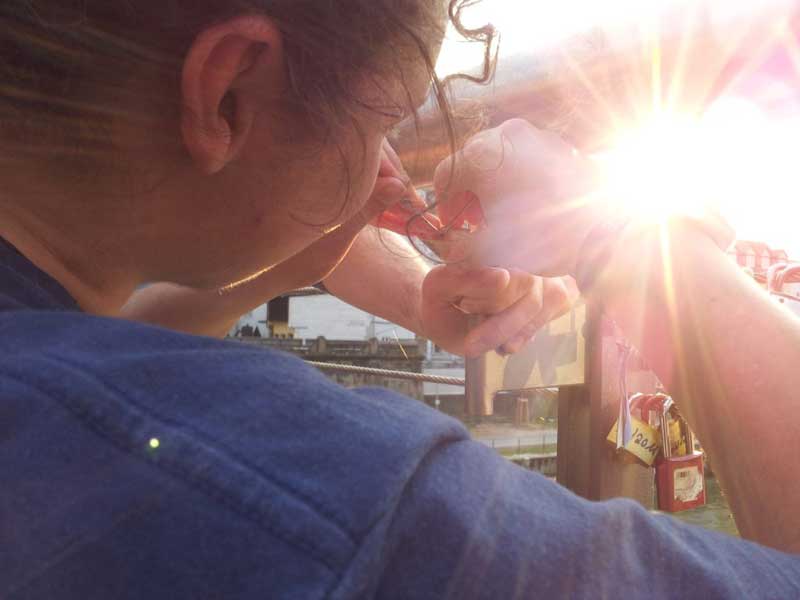 Throwing light upon a Love Lock